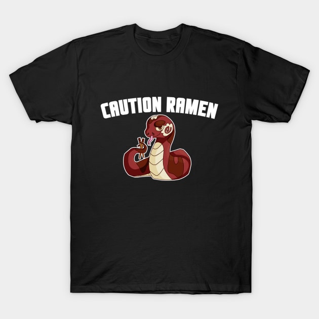 Caution Ramen T-Shirt by Modeststroke